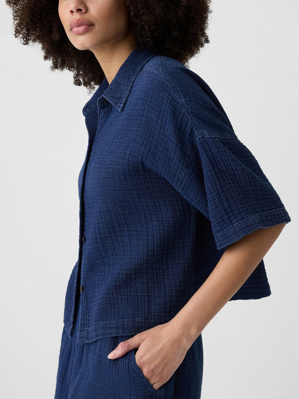 GAP Linen crop shirt GAP