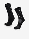 Kilpi Calzini neri unisex a pois Kilpi DOTS