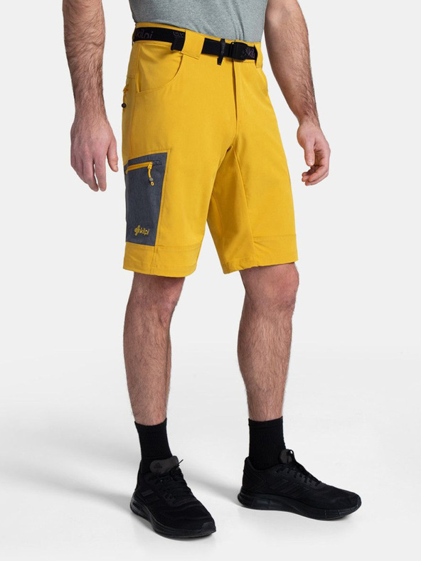 Kilpi Pantaloncini sportivi da uomo gialli Kilpi NAVIA