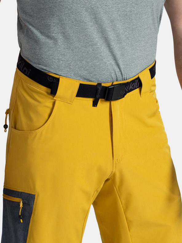 Kilpi Pantaloncini sportivi da uomo gialli Kilpi NAVIA