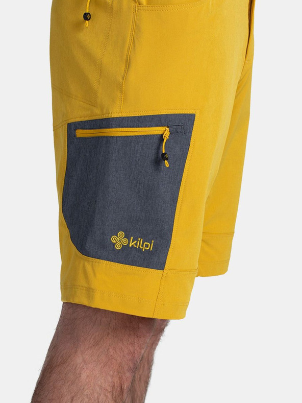 Kilpi Pantaloncini sportivi da uomo gialli Kilpi NAVIA