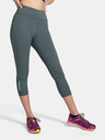 Kilpi Leggings sportivi a tre quarti da donna verde scuro Kilpi AMIRA