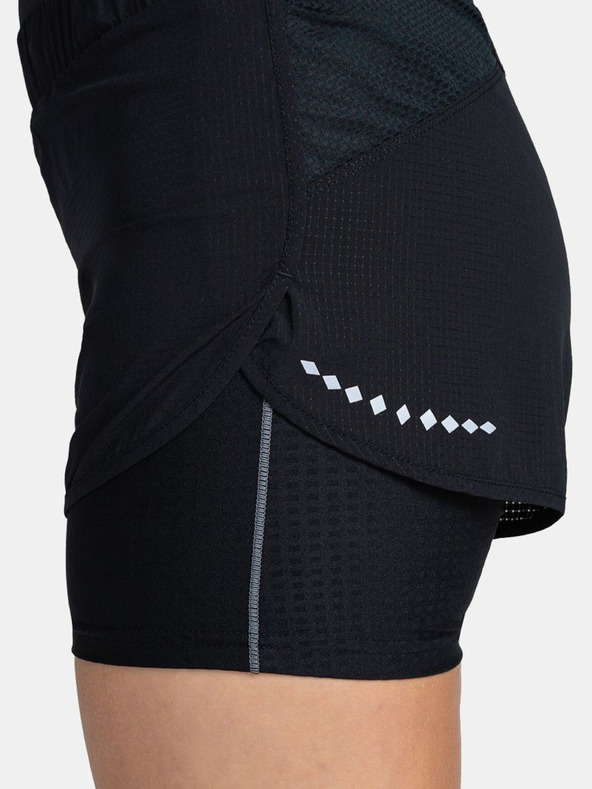 Kilpi Pantaloncini sportivi neri da donna Kilpi BERGEN