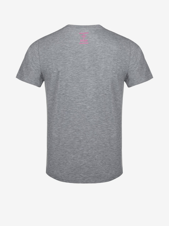 Kilpi Maglietta stampata grigia da uomo Kilpi BLADE