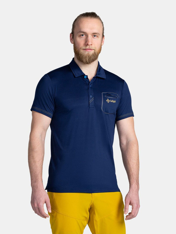 Kilpi Polo sportiva da uomo blu scuro Kilpi GIVRY