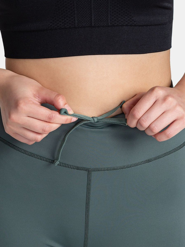 Kilpi Leggings sportivi da donna verde scuro Kilpi LAMIRAE