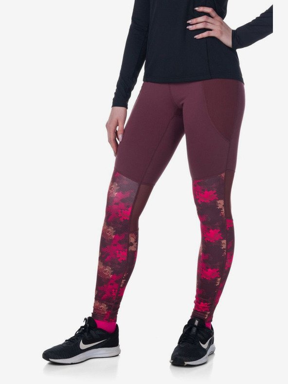 Kilpi Leggings sportivi bordeaux da donna Kilpi Ligano