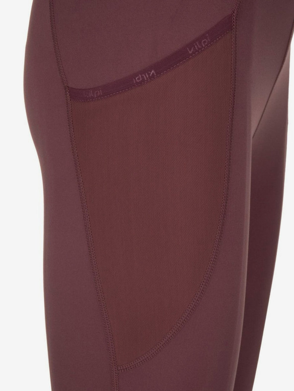 Kilpi Leggings sportivi bordeaux da donna Kilpi Ligano