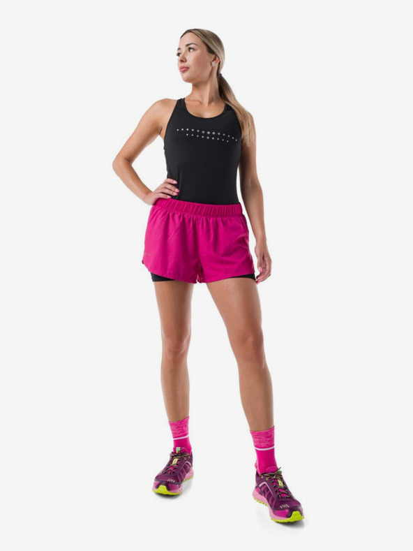 Kilpi Pantaloncini sportivi Kilpi BERGEN rosa scuro da donna