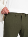 Ombre Clothing Pantaloni cargo da uomo verde scuro Ombre Clothing