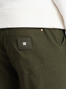 Ombre Clothing Pantaloni cargo da uomo verde scuro Ombre Clothing
