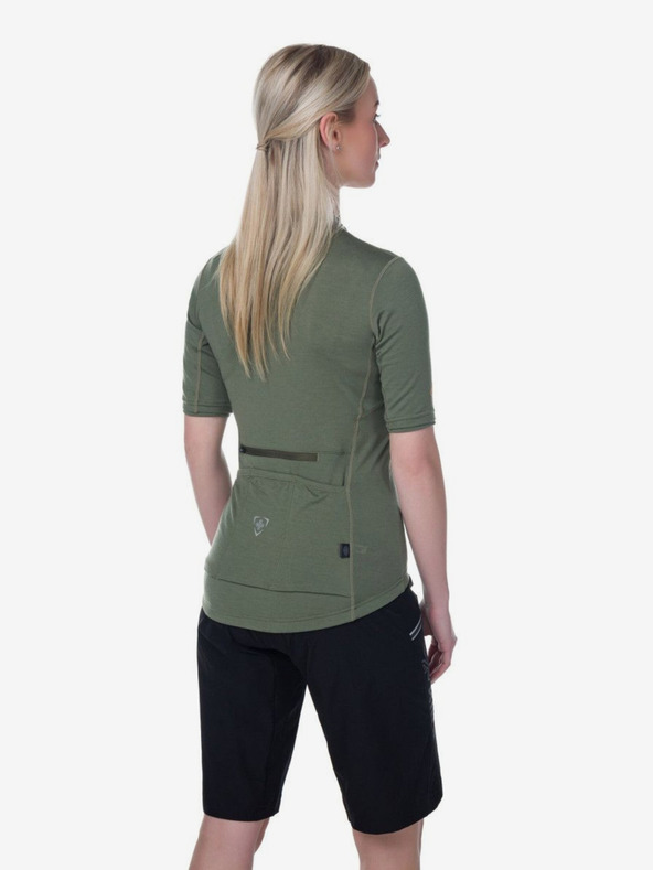 Kilpi Maglia da ciclismo Kilpi MEARIL da donna color kaki