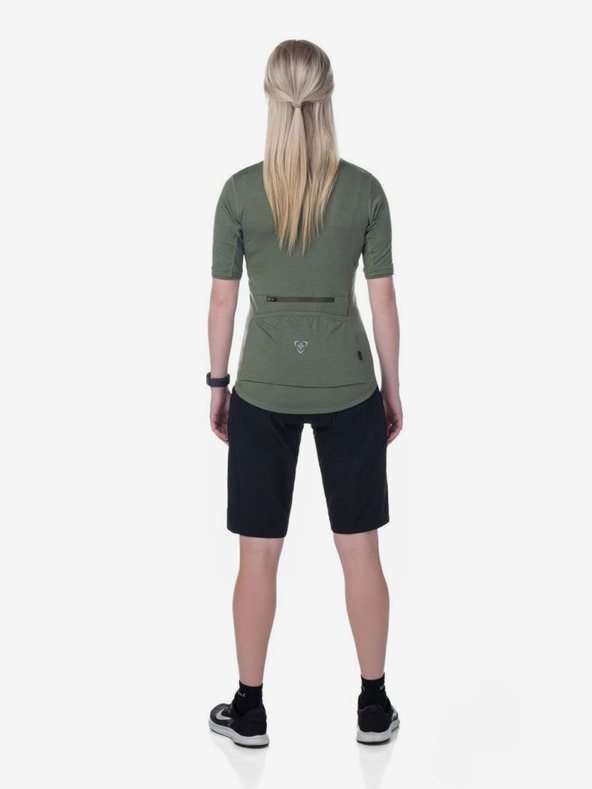 Kilpi Maglia da ciclismo Kilpi MEARIL da donna color kaki