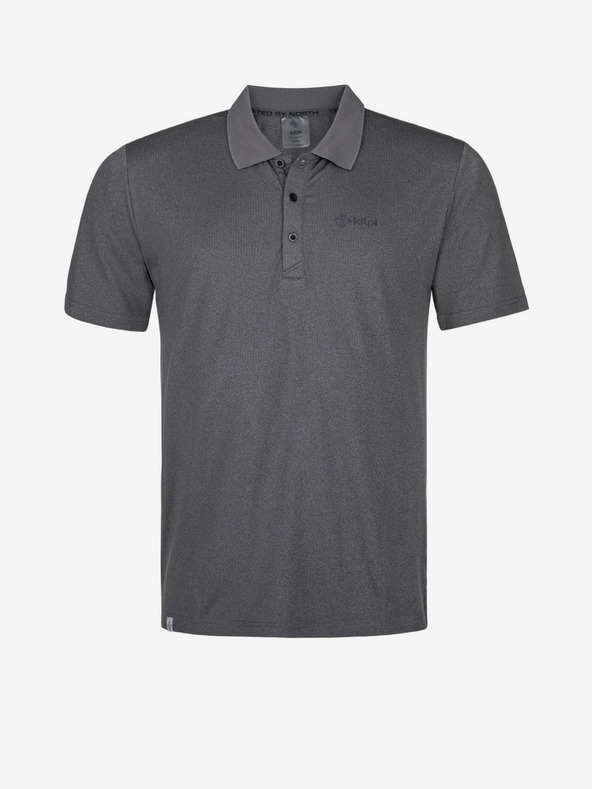 Kilpi Polo sportiva da uomo grigio scuro Kilpi COLLAR