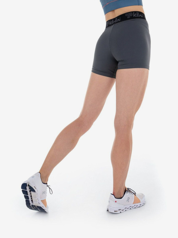 Kilpi Leggings sportivi corti da donna grigio scuro Kilpi DOMINO