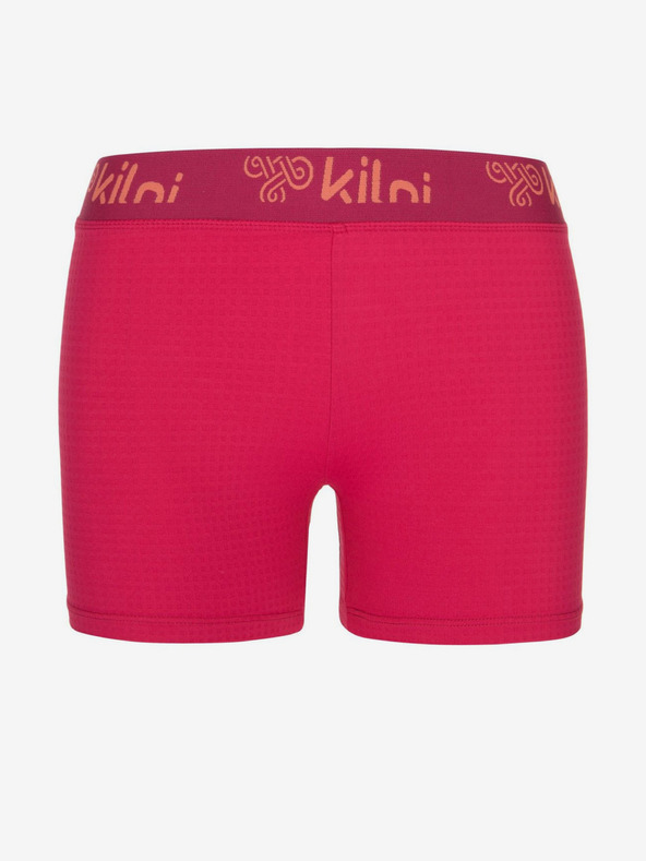 Kilpi Leggings corti sportivi da donna rosa scuro Kilpi DOMINO
