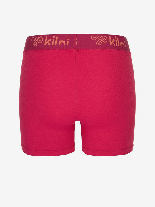 Kilpi Leggings corti sportivi da donna rosa scuro Kilpi DOMINO