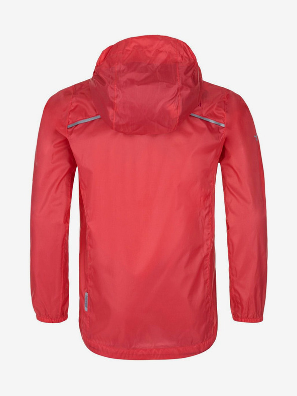 Kilpi Giacca impermeabile leggera rossa da bambina Kilpi DENERI