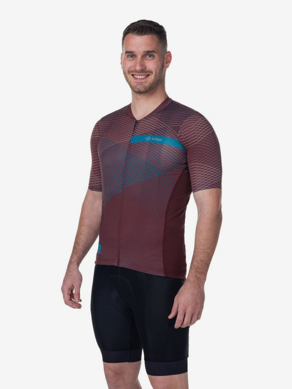 Kilpi Maglia ciclismo Kilpi NERITO bordeaux da uomo