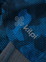 Kilpi Pantaloncini da corsa 2in1 a fantasia da uomo blu scuro Kilpi BERGEN