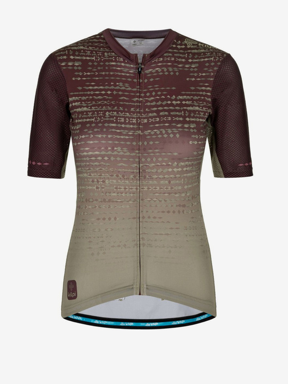 Kilpi Maglia da ciclismo Kilpi RITAEL-W da donna color kaki e vino
