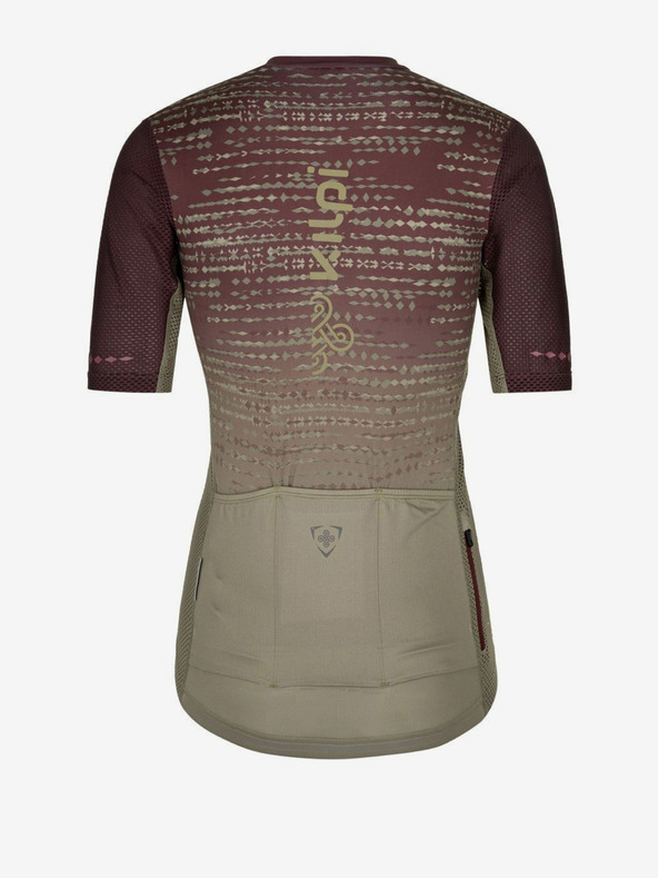 Kilpi Maglia da ciclismo Kilpi RITAEL-W da donna color kaki e vino