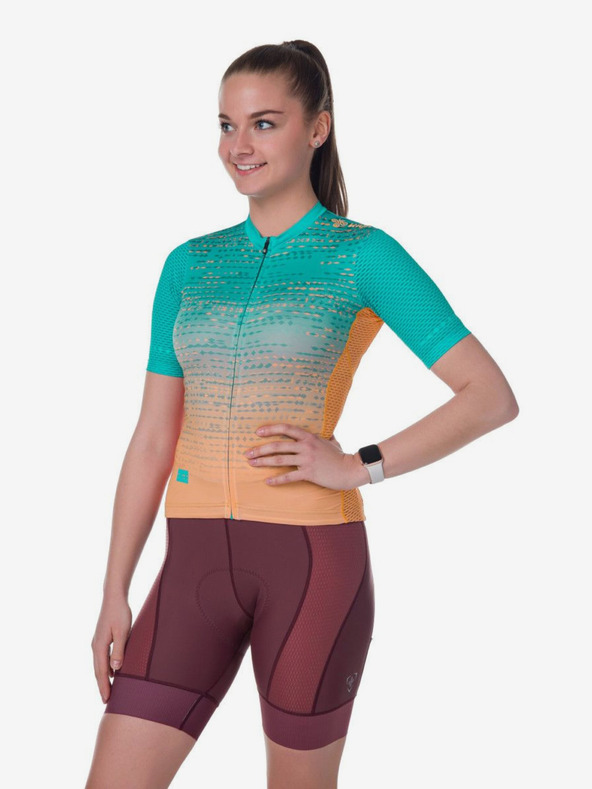 Kilpi Maglia da ciclismo Kilpi RITAEL-W arancione e turchese da donna