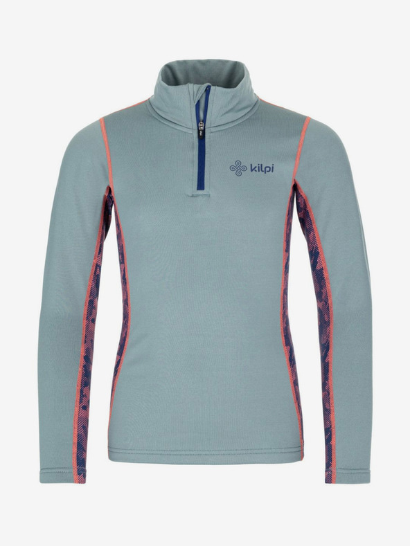 Kilpi Maglietta funzionale a manica lunga azzurra per bambini Kilpi Willie