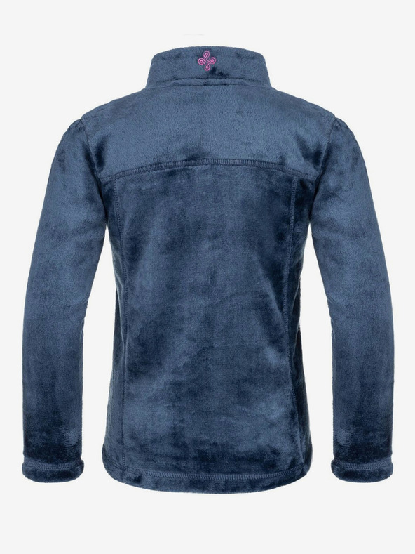 Kilpi Felpa in pile con zip da bambina blu scuro Kilpi ERIN