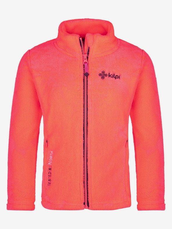 Kilpi Felpa in pile con zip rosa scuro per bambina Kilpi ERIN