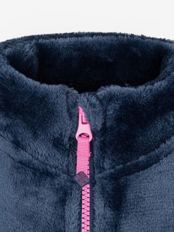 Kilpi Felpa in pile con zip rosa scuro per bambina Kilpi ERIN