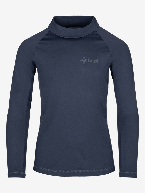 Kilpi Maglietta termica da bambino Kilpi WILLIE blu scuro con colletto rialzato