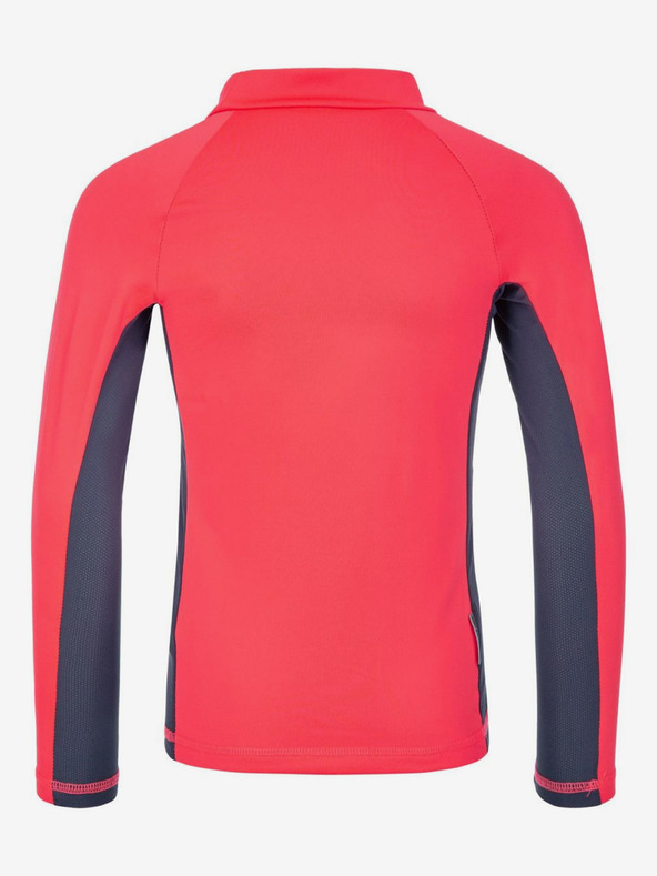 Kilpi Maglietta termica da bambina rosa scuro con collo alto Kilpi WILLIE