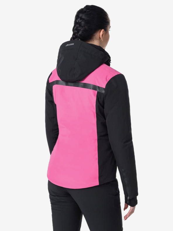 Kilpi Giacca da sci invernale da donna nera e rosa Kilpi HATTORI