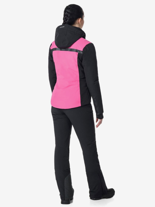 Kilpi Giacca da sci invernale da donna nera e rosa Kilpi HATTORI