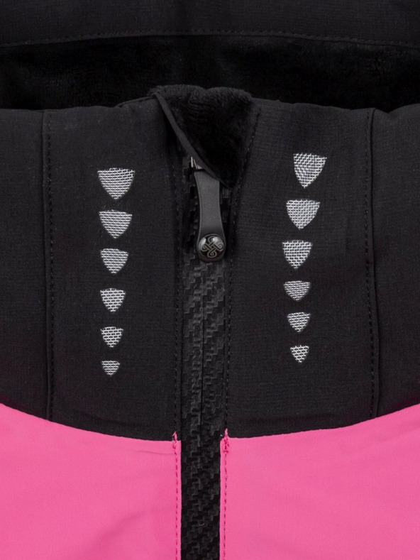 Kilpi Giacca da sci invernale da donna nera e rosa Kilpi HATTORI