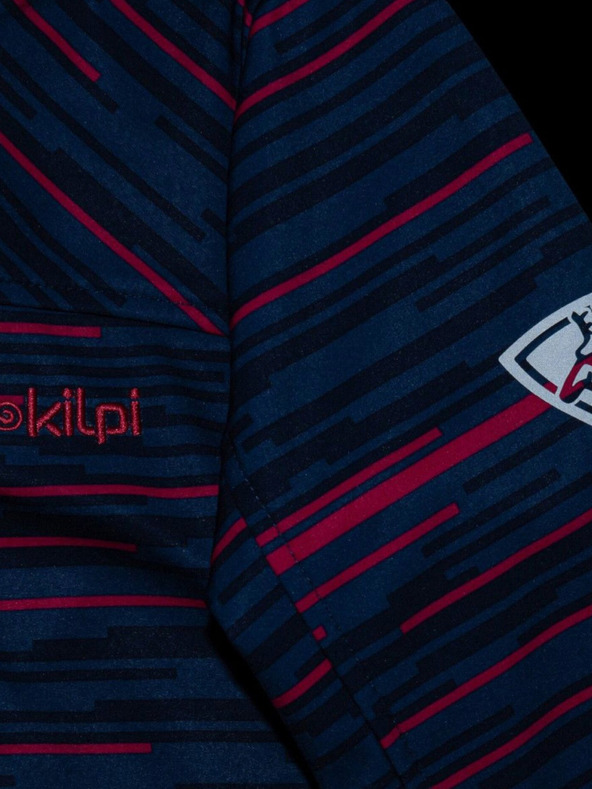 Kilpi Giacca softshell blu da bambina a fantasia Kilpi RAVIA