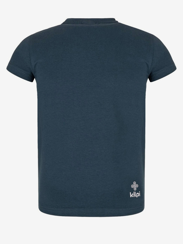 Kilpi Maglietta da bambina in cotone blu scuro Kilpi ALBION-JG