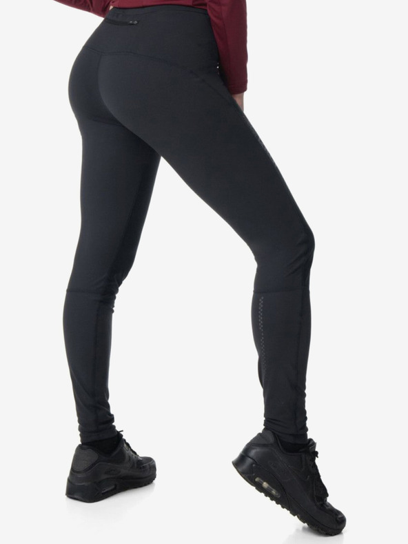 Kilpi Leggings isolati sportivi neri da donna Kilpi KARANG
