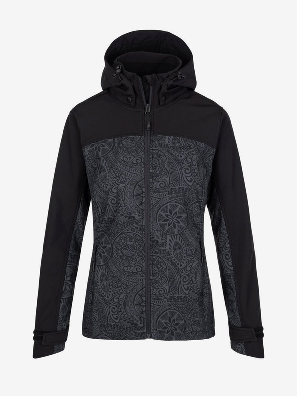 Kilpi Giacca softshell Kilpi RAVIA da donna nera e grigia