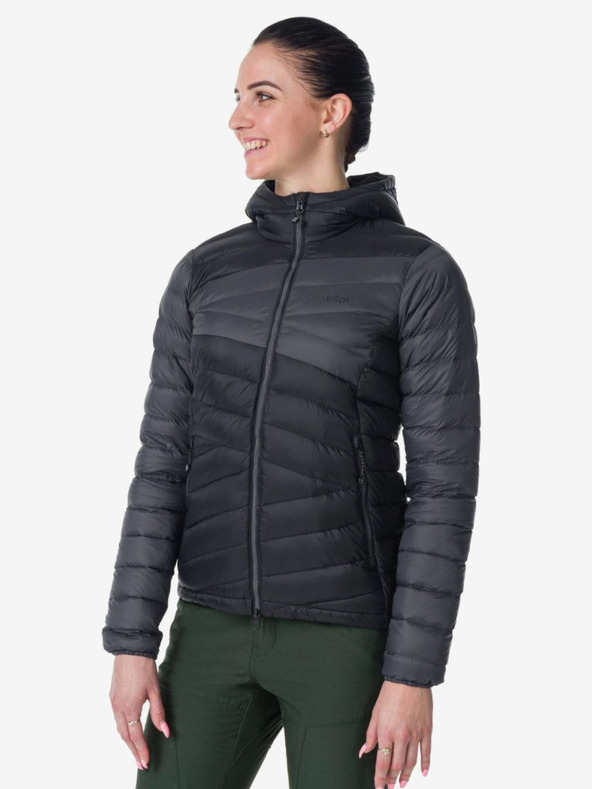 Kilpi Piumino Kilpi PYRAMIDEN da donna grigio e nero