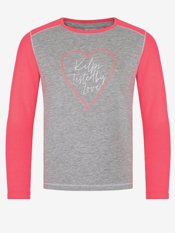 Kilpi Maglietta a maniche lunghe grigio chiaro da bambina Kilpi SONIER