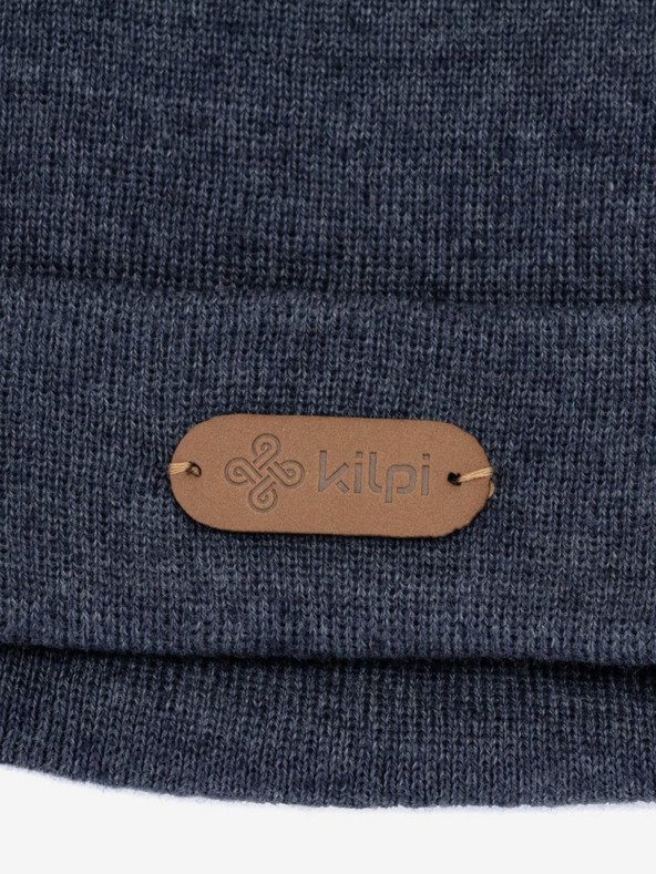 Kilpi Berretto in maglia da ragazzo grigio e blu Kilpi DON