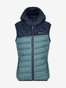 Kilpi Gilet invernale trapuntato blu e verde da ragazzo Kilpi TOMM