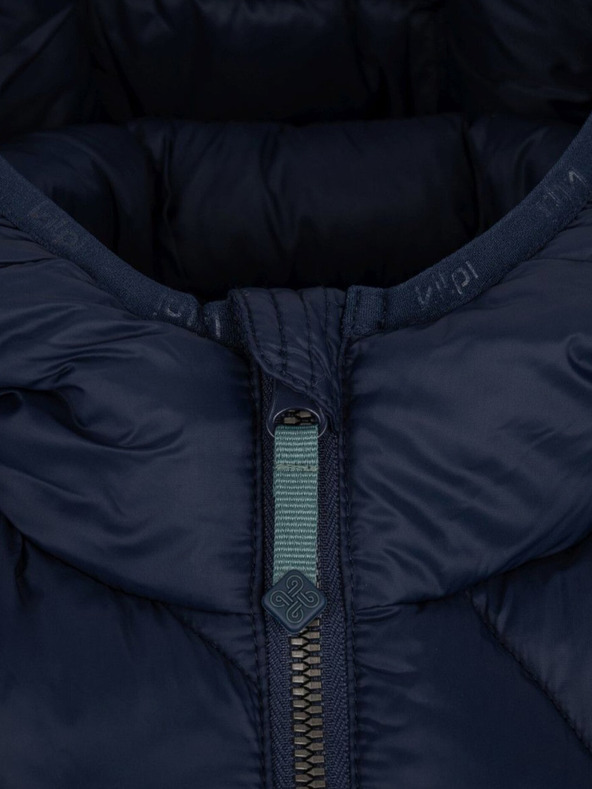 Kilpi Gilet invernale trapuntato blu e verde da ragazzo Kilpi TOMM