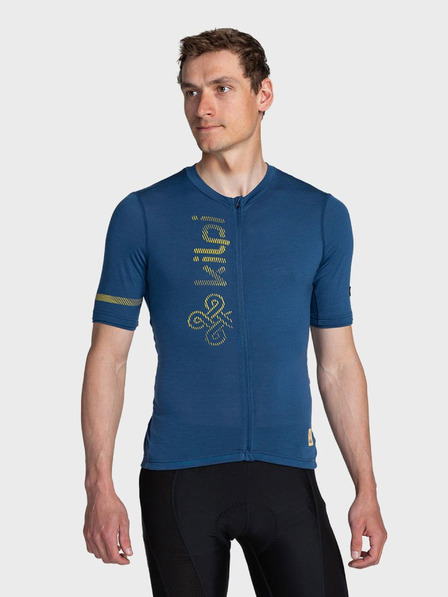Kilpi Maglietta sportiva stampata da uomo blu scuro Kilpi PETRANA