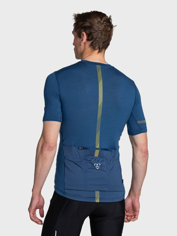 Kilpi Maglietta sportiva stampata da uomo blu scuro Kilpi PETRANA