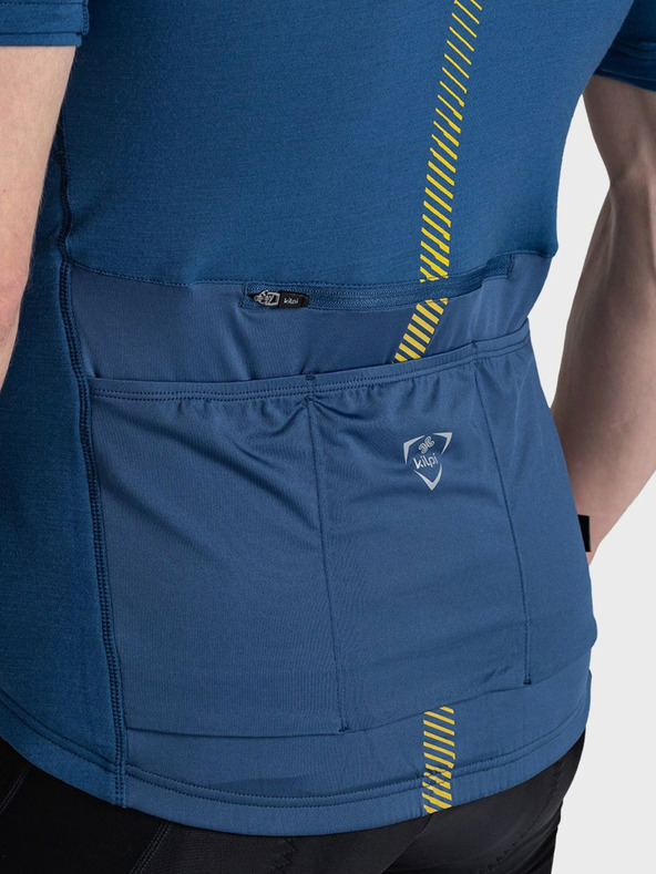 Kilpi Maglietta sportiva stampata da uomo blu scuro Kilpi PETRANA