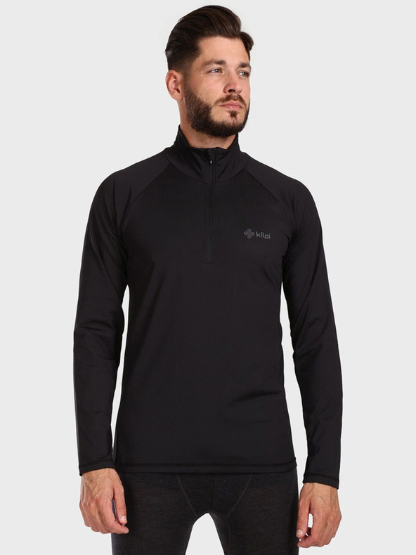 Kilpi Camicia sportiva termica da uomo nera KILPI WILLIE