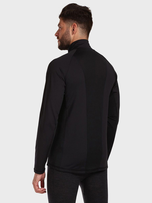 Kilpi Camicia sportiva termica da uomo nera KILPI WILLIE